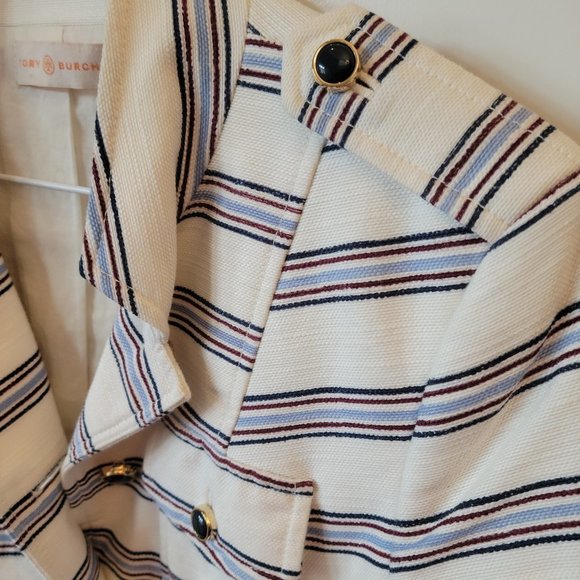 Tory Burch Sergeant Pepper Striped Jacket - Picture 8 of 15